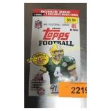 2008 Topps football cards, unopened box