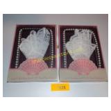 Pair of Handkerchief & 24" pearl necklace in