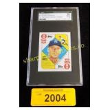 Graded 2010 Topps baseball card  Mickey Mantle.