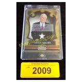 Graded Pamimi Leslie Nielson autographed card.