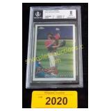 Graded 2010 Topps Chrome baseball card Jason