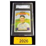 Graded 1983 Donruss baseball card Ty Cobb.