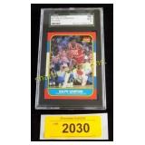 Graded 1986-87 Fleer basketball card Ralph