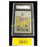 Graded 2009 Topps Magic football card Mark