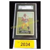 Graded 2009 Topps Magic football card Mark