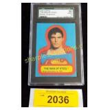 Graded Superman 1978 Topps TM & DC Comics card