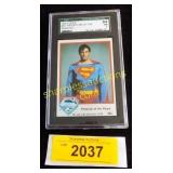 Graded Superman 1978 Topps TM & DC Comics card