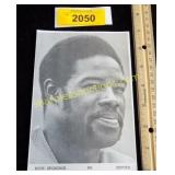 Large stadium football photograph, Rick Upchurch