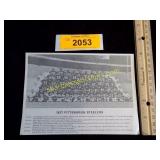 Large stadium football photograph, 1977