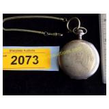 Fancy antique gold fill hunting case pocket