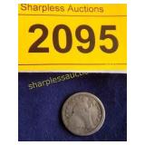 1853 Liberty seated half dime