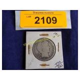 1915 S Barber half dollar