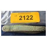 Vintage pocket knife with swastika