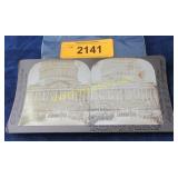 Antique stereo view card Theo. Roosevelt Taking