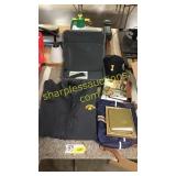 Hawkeye coat size XXL, hats, case