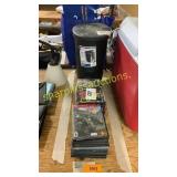 PS2 games, trash can