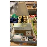 Coke clock, drawer, lamp