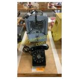 Comfort zone Portable heater, vintage telephone