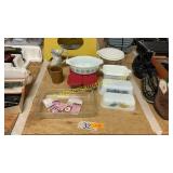 Pyrex baking dishes, Fire King, Corningware &