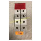 Brilliant uncirculated Roosevelt dimes