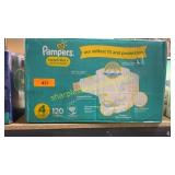Pampers swaddlers size 4 120ct