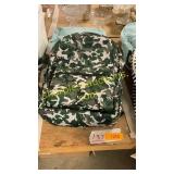 Camouflage backpack, blue backpack