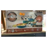 Farberware copper ceramic 14pc pot/pan set