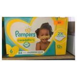 Pampers swaddlers size 6 84ct