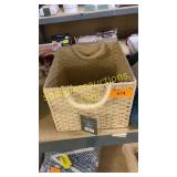 Threshold woven basket