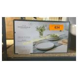 Threshold stoneware salad plates