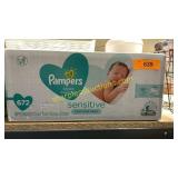 Pampers sensitive wipes 672pk