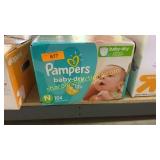 Pampers baby dry diapers size newborn 104pk