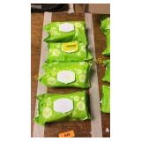 4 packs of cucumber wipes