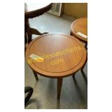 Two side circle tables