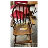 Brown high chair