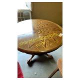 Round claw foot Dining table