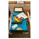 Garnet bags, picture frames