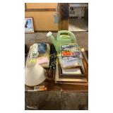 Picture frames, umbrellas, misc household