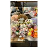 Lot of bunnies, ty beanie babies