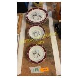 Snowman dishes