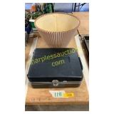 Lamp shade, empty box