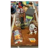 Silverware, glassware, misc