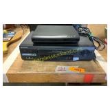 Sony VCR PLayer,memorex DVD player