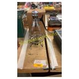 Glass carafe and warmer