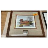 G Mobley duck print- signed/ numbered- with stamp