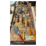 Set of Bakelite handles utensils - syrup pitcher