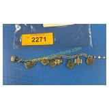 Sterling charm bracelet