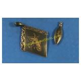 2 pendants marked Thailand sterling