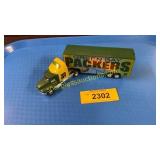 Matchbox tractor trailer NOS Green Bay packers