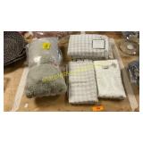 Couch pillow, bath towels,16x27  hand towels